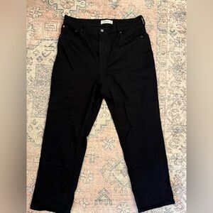 Abercrombie & Fitch Ultra High Rise Ankle Straight Jeans